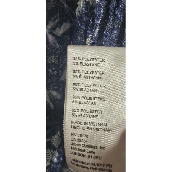 We The Free Angelina wrinkled button down floral Bohemian crop top woman Sz M - Picture 6 of 11